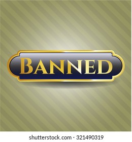 Emblema de oro prohibido