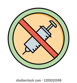 banned   not allowed   no injection  