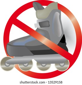 banned roller skating