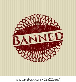 Banned rubber texture