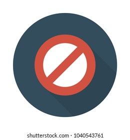 banned sign closed