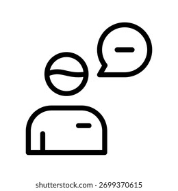 Banned User icon set featuring restricted access, blocked profiles, account suspension, and user prohibition in a clean modern minimal line style
