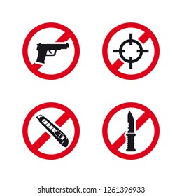Banned Weapons and Knifes