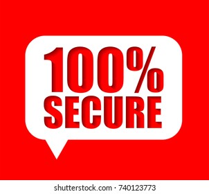 banner 100% secure