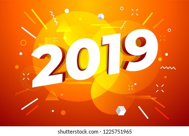 Banner with 2019 Numbers.