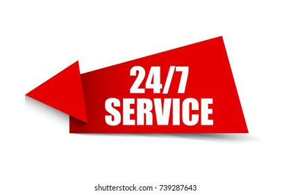banner 24/7 service