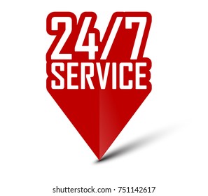 banner 24/7 service