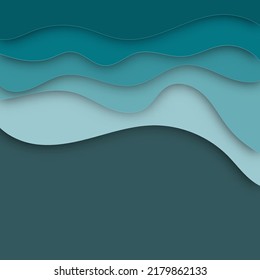 Banner with 3D paper cut design colorful. vector abstract background. layout blank use for text message presentations. colorful color wallpaper.