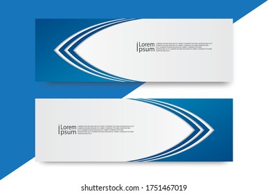 banner abstrack geometric simple modern
