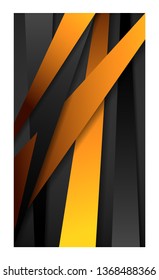 banner abstract background for smartphone mobile web wallpaper smartphone tablet_black and yellow gradient