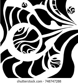 banner abstract composition with circles, dots, spots
vector abstract composition of the Aztecs
ink
tattoo