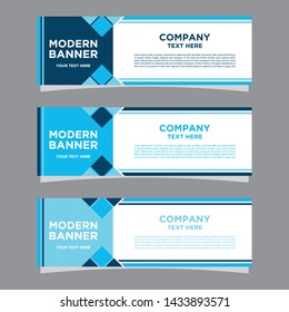 Banner abstract design templates for simple ads are very easy to use for companies or businesses.