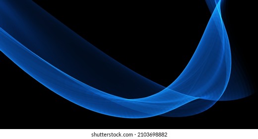 Banner with an abstract flow design