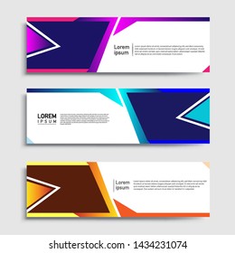 Banner abstract geometric design banner web template and business background template.