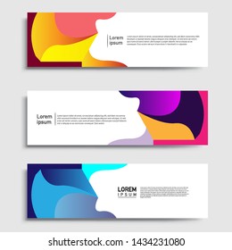 Banner abstract geometric design banner web template and business background template.