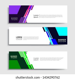 Banner abstract geometric design banner web template and business background template.