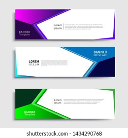 Banner abstract geometric design banner web template and business background template.