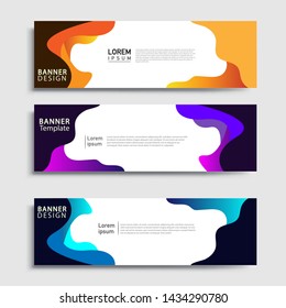 Banner abstract geometric design banner web template and business background template.