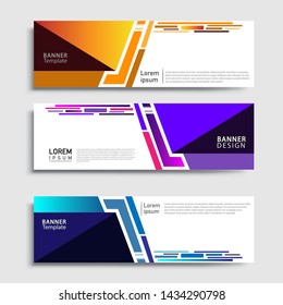 Banner abstract geometric design banner web template and business background template.
