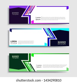 Banner abstract geometric design banner web template and business background template.