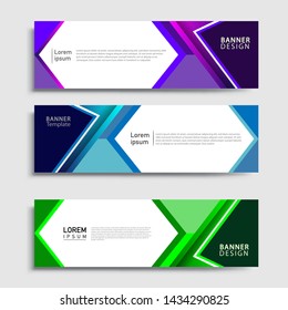 Banner abstract geometric design banner web template and business background template.