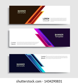 Banner abstract geometric design banner web template and business background template.