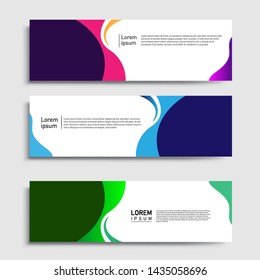 Banner abstract geometric design banner web template and business background template.
