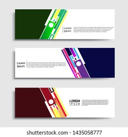 Banner abstract geometric design banner web template and business background template.