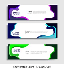 Banner abstract geometric design banner web template and business background template.