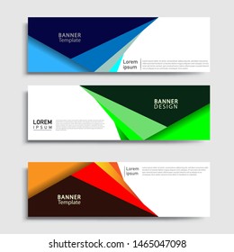 Banner abstract geometric design banner web template and business background template.