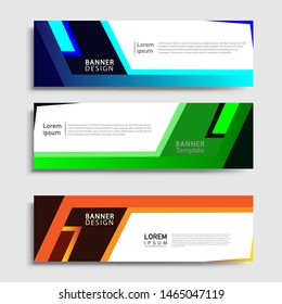 Banner abstract geometric design banner web template and business background template.