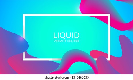 banner abstract liquid background with vibrant colors best as banner, landing page and graphic element for social media content