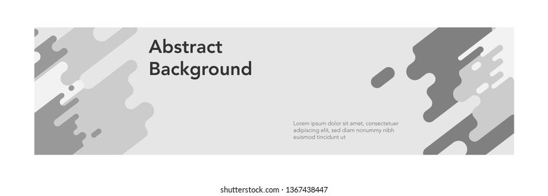 banner abstract modern design_gray simple background