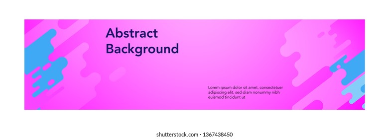 banner abstract modern design_pink magenta color