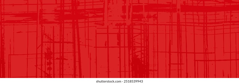 Banner, abstract red texture background. Marble texture. Creative grunge pattern with spots, cracks, scratches, abstract figures. Overlay grunge, abrasions.