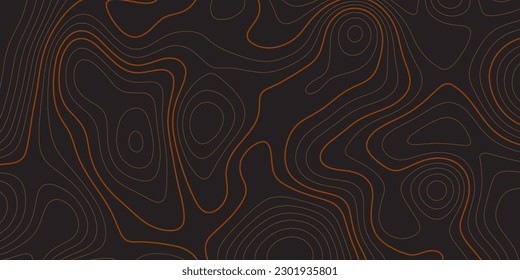 Banner with an abstract topography style design - Shutterstock ID 2301935801
