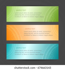 Banner abstract. vector