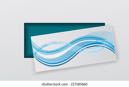 banner abstract wave design