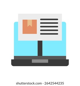 Anuncio Ads color plano, mini icono de ilustración. uso para el concepto moderno, impresión, interfaz de usuario, kit de UX, Web y desarrollo de App. Vector relacionado con la oferta de productos, marketing, negocios.