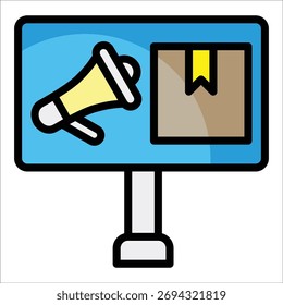 Elemento De Ícone De Anúncios De Banner Para Design