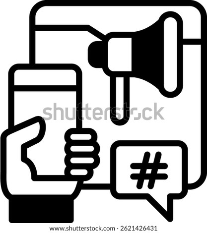 Banner Ads Icon Mixed Vector Illustration