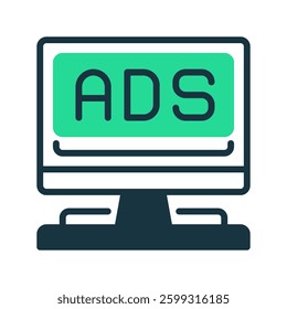 Banner Ads line icon. linear style sign for mobile concept and web design. Outline vector icon. Symbol, logo illustration. Vector graphic