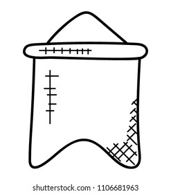 
A banner for advertisement showing the concept of web banner.
