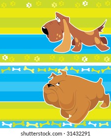 Banner with animals