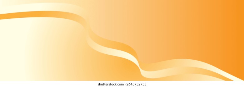 Banner-Hintergrund gelbe Linie Welle Effekt abstrakten Hintergrund line.shape.vector.eps 10