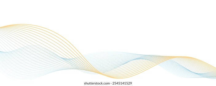 banner backgrond,blue and yellow line wave effect abstarct backgrounnd line.shape.vector.eps 10