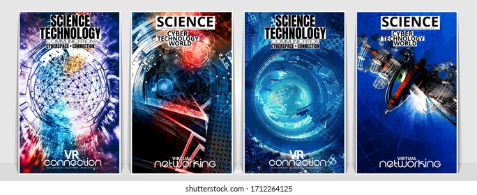 Banner background of 3D rendering abstract technology digital hi tech concept 