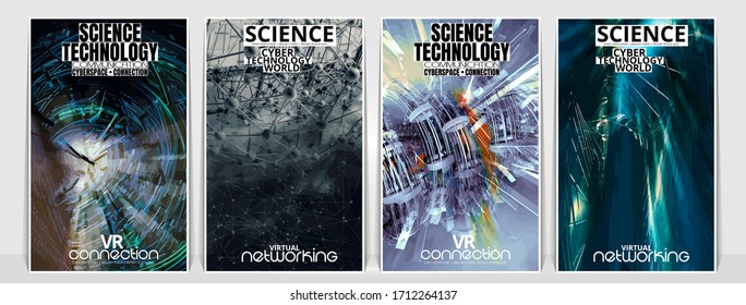 Banner background of 3D rendering abstract technology digital hi tech concept 