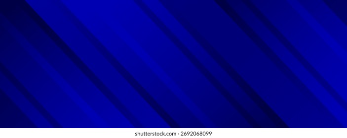 Banner-Hintergrund, abstrakt, blaue Abstufungen, Schrägstrich-Effekt, modern, Memphis, eps 10