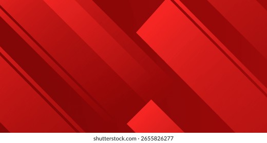 Banner background abstract, colorful, red gradations, slash abstract, memphis, eps 10